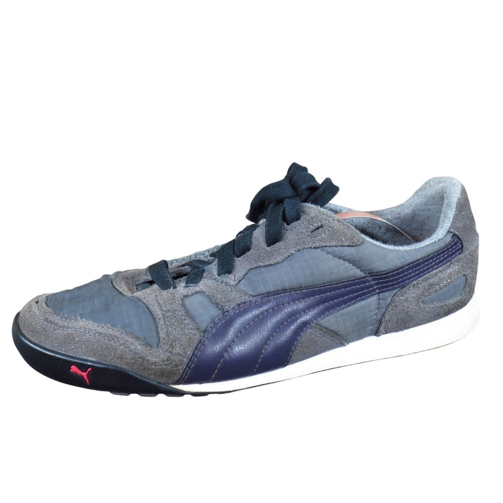 Puma Cabana Racer Women Athletic Sneakers Size 9.5 Casual Walking Gray Leather